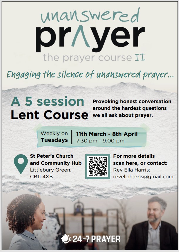 Unanswered Prayer course lent 